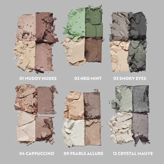 IsaDora The Eyeshadow Quartet 04 Cappuccino 3,5 g