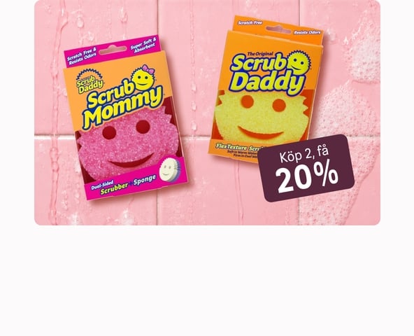 Köp 2, få 20% på Scrub Daddy