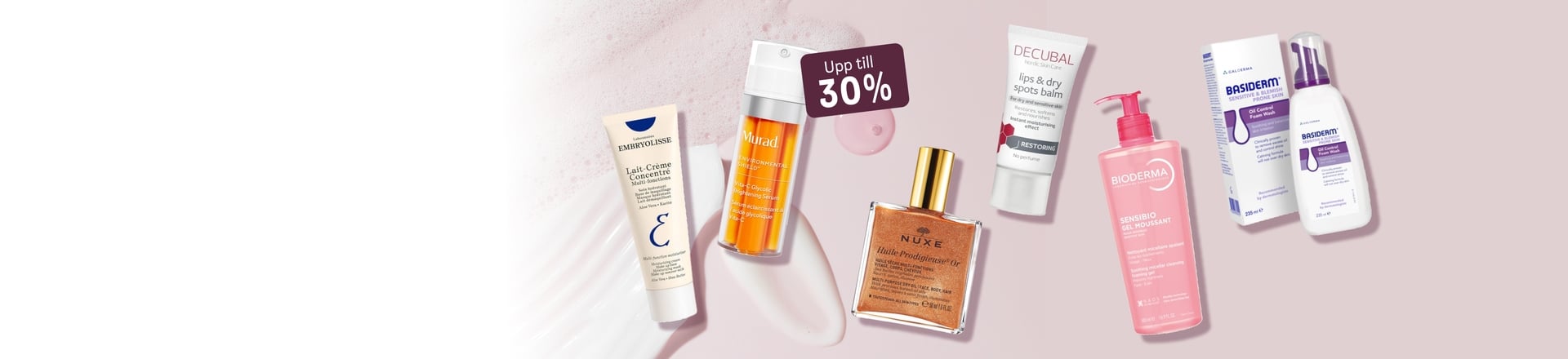 Upp till 30% på Ansiktsvård