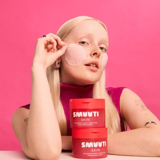 Smuuti Skin Strawberry Boost Toner Pads 60 st
