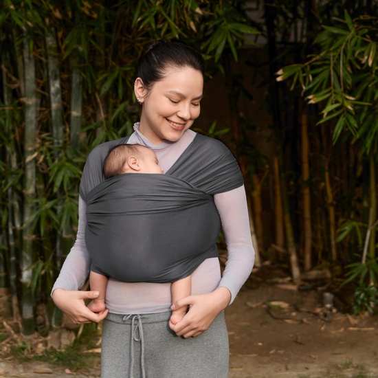 Ergobaby Aura Bärsjal Trikå Soft Black
