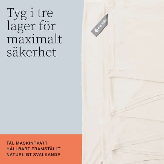 Ergobaby Aura Bärsjal Trikå Soft Black