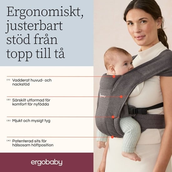Ergobaby Embrace Bärsele Pure Black