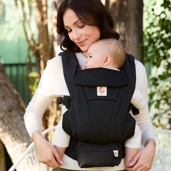 Ergobaby Omni Deluxe Cotton Bärsele Onyx Black
