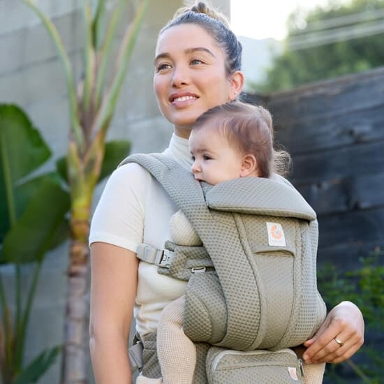 Ergobaby Omni Deluxe Mesh Bärsele Soft Olive