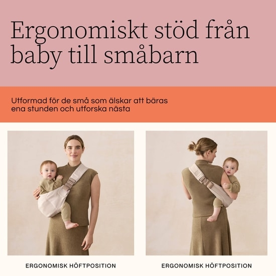 Ergobaby Upsie Höftsele Onyx Black