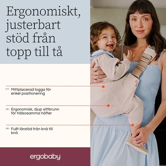 Ergobaby Upsie Höftsele Onyx Black
