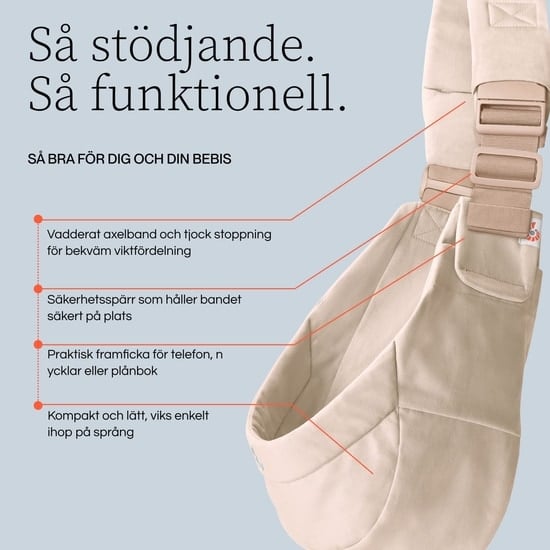 Ergobaby Upsie Höftsele Natural Beige