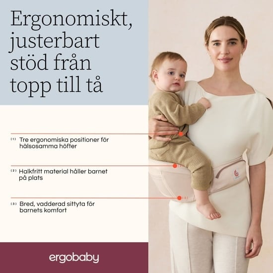 Ergobaby Lift Höftsits Onyx Black