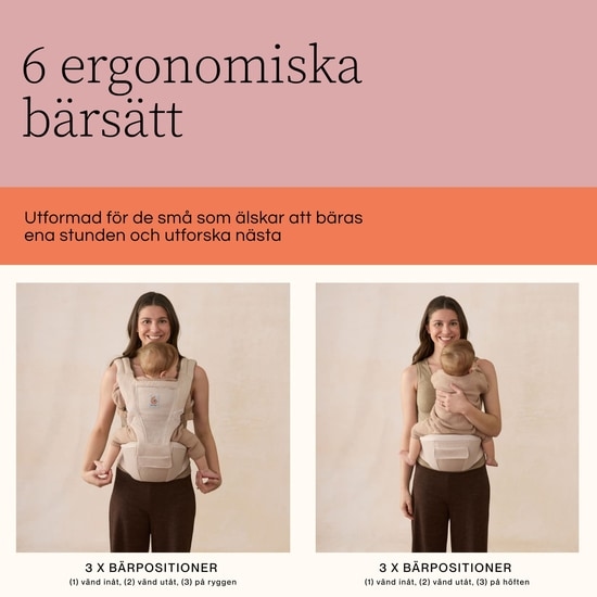 Ergobaby Alta Hip Seat Natural Beige