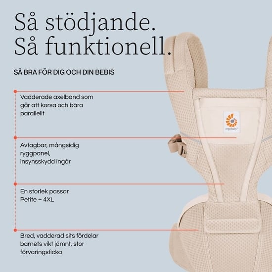 Ergobaby Alta Hip Seat Pearl Grey