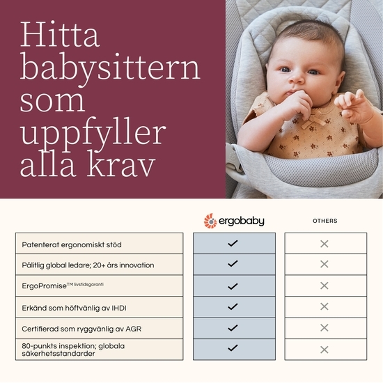 Ergobaby Evolve 3-i-1 Babysitter Cream