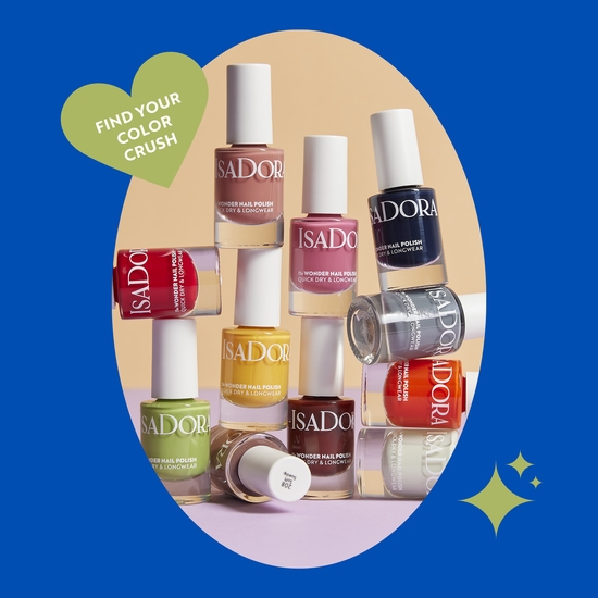 IsaDora The Wonder Nail Polish Quick dry & Longwear Light Grey 5 ml