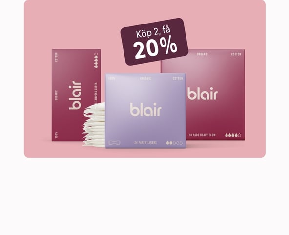 Köp 2, få 20% på Blair