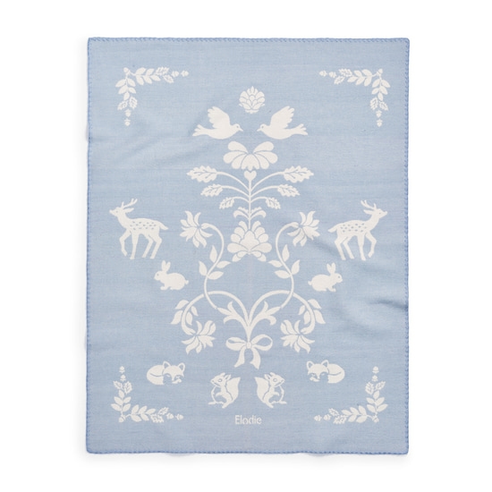 Elodie Jacquard Filt Blueberry Blue