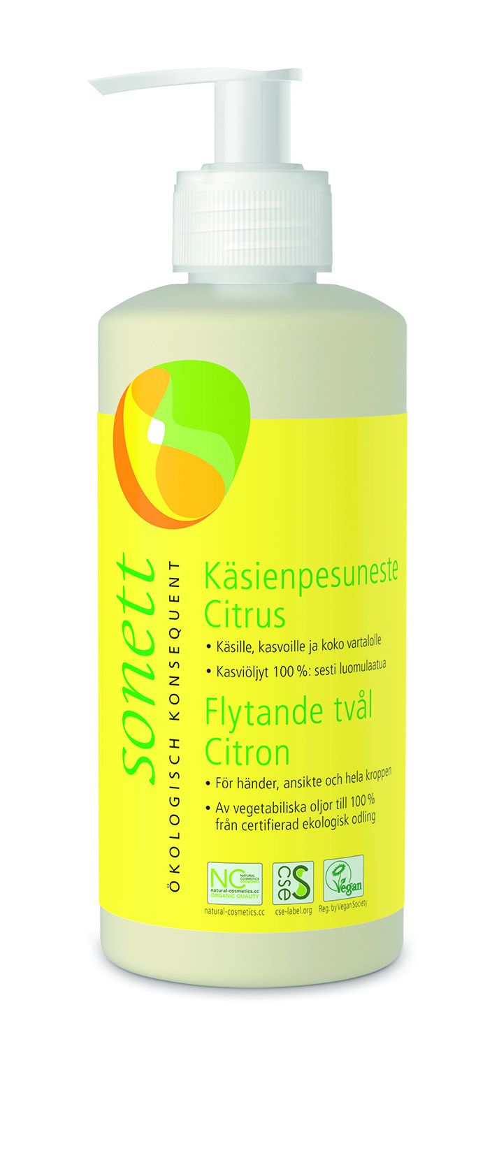 Sonett Flytande Tvål Citron 300 ml