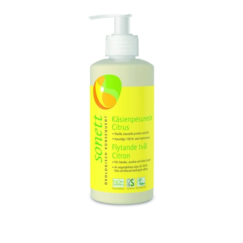 Sonett Flytande Tvål Citron 300 ml