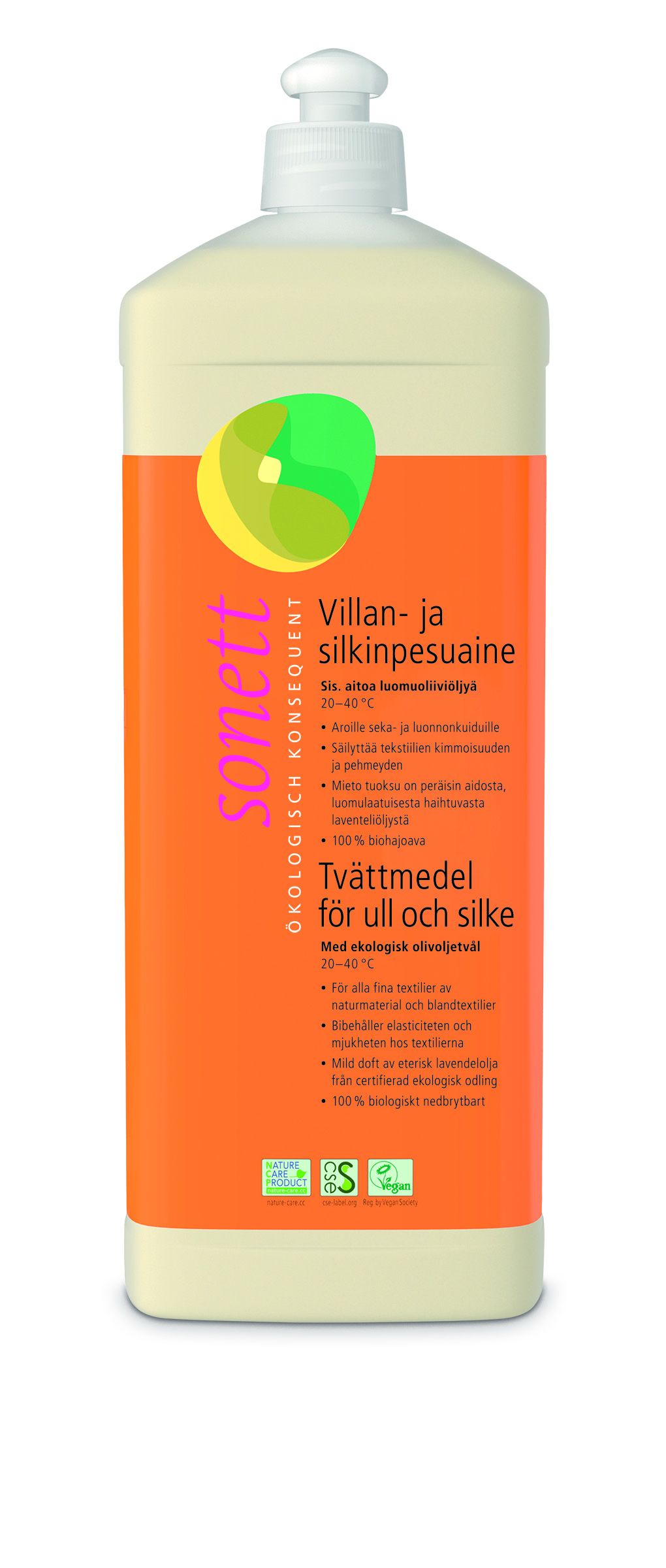 Sonett Flytande Tvättmedel Ull & Silke 1 liter