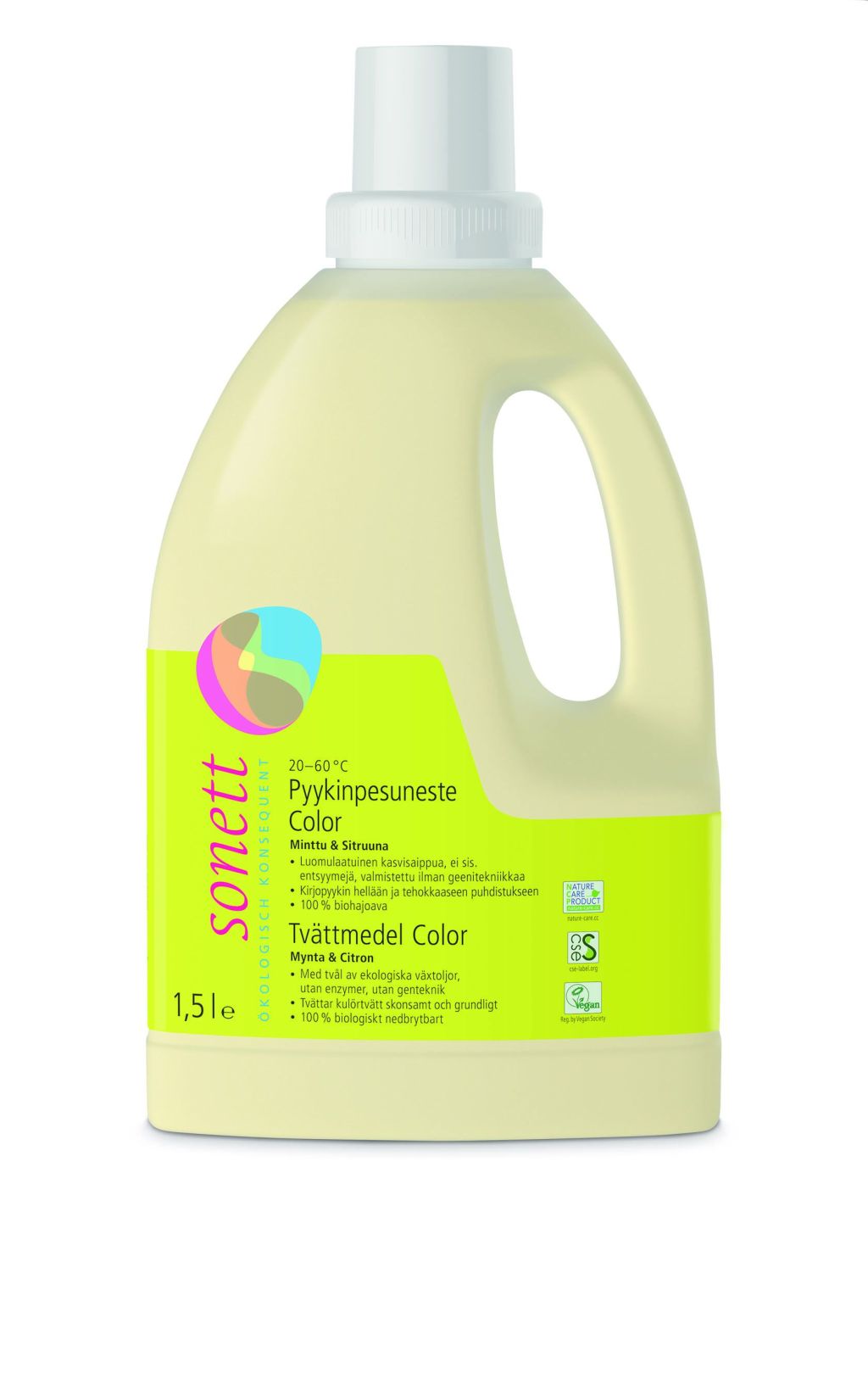 Sonett Flytande Tvättmedel Color 1,5 liter