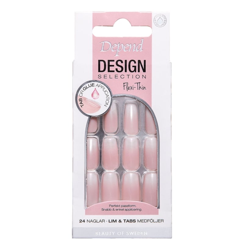 Depend Design Selection Flexi-Thin Misty Vail Fade Short Coffin