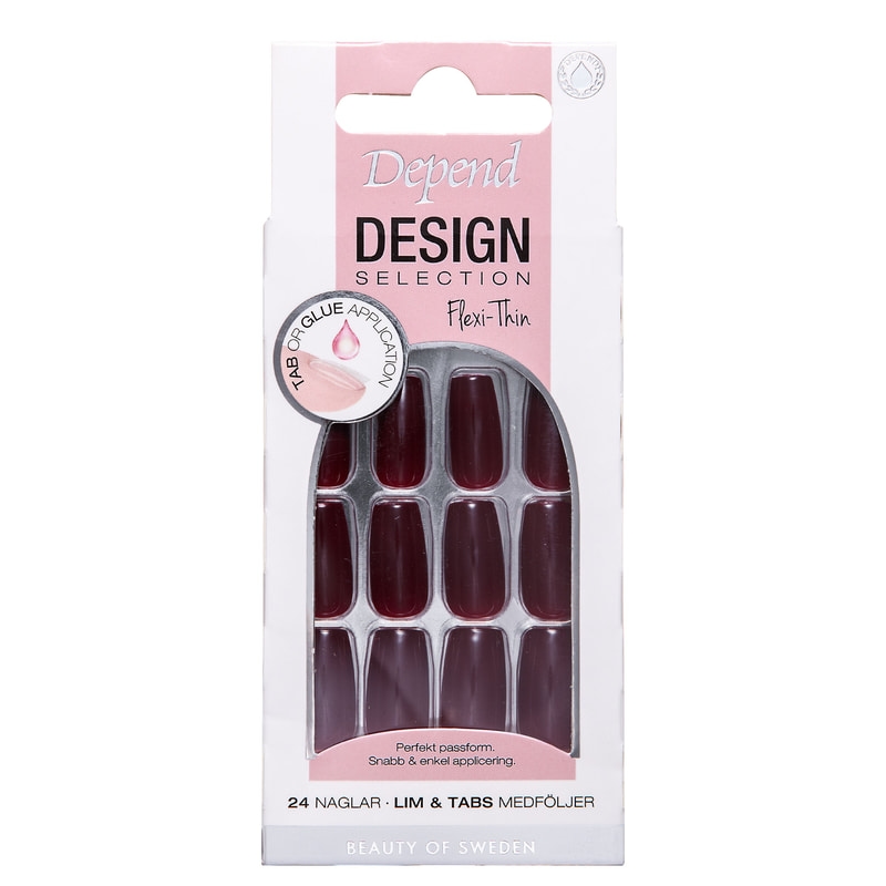 Depend Design Selection Flexi-Thin Dark Scarlet Short Coffin