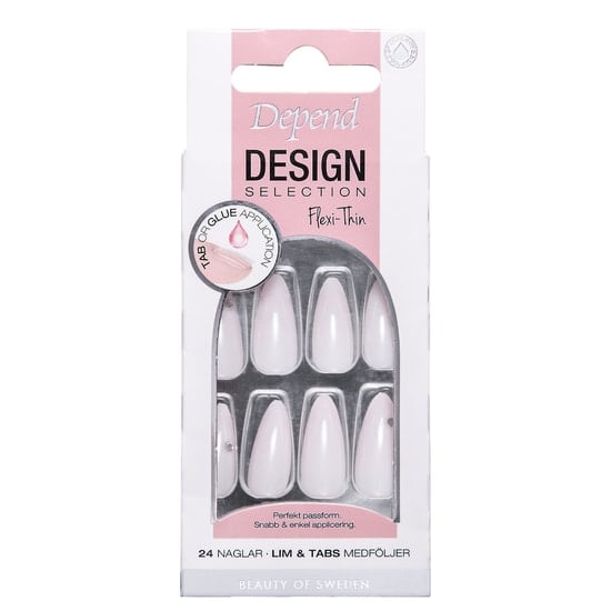 Depend Design Selection Pink Ivory Almond 24 st