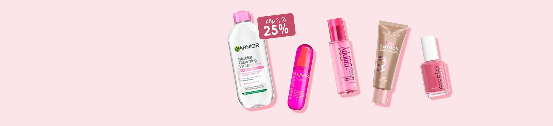 25% på Sminkfavoriter