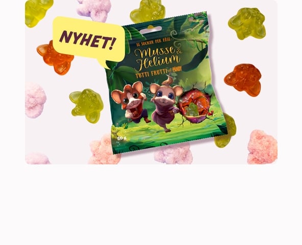 Nyhet! Pändy Tutti Frutti