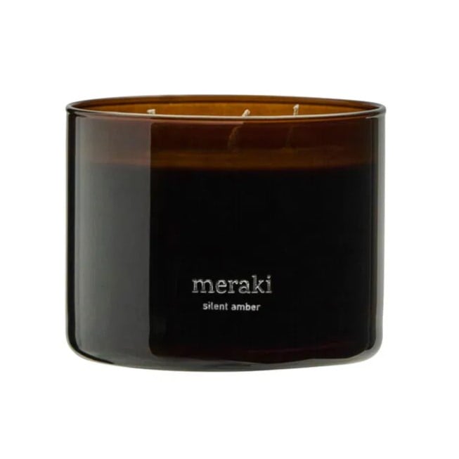 Meraki Christmas Scented Candle Silent Amber 340 g