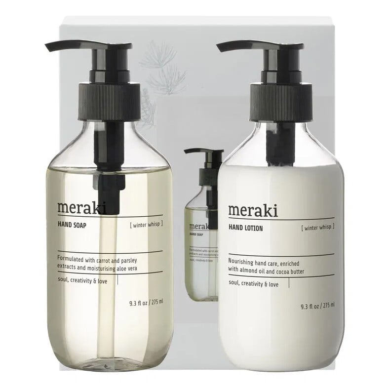 Meraki Christmas Gift Box Winter Whisp Hand Soap & Hand Lotion 2 x 275 ml