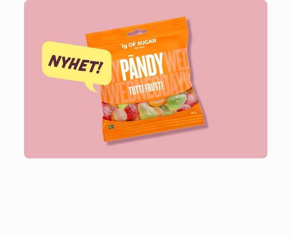 Nyhet! Pändy Tutti Frutti