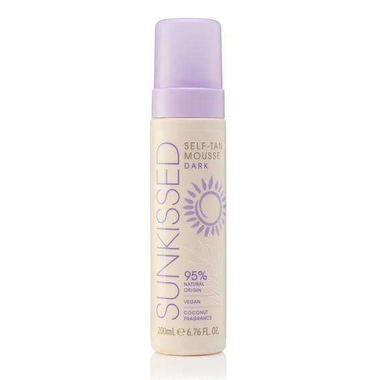 Sunkissed Self Tan Mousse Dark 200 ml 