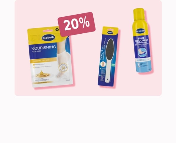20% på Scholl