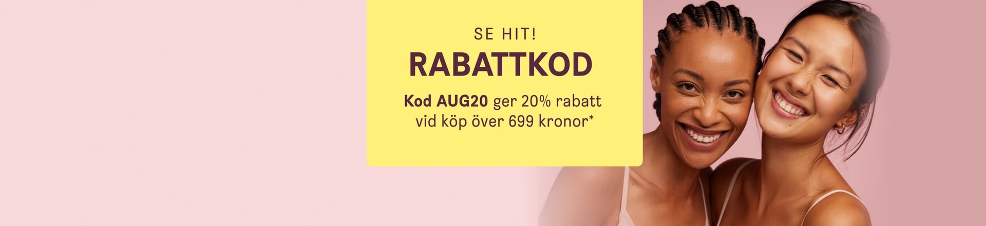 20% på ett köp över 699 kr*