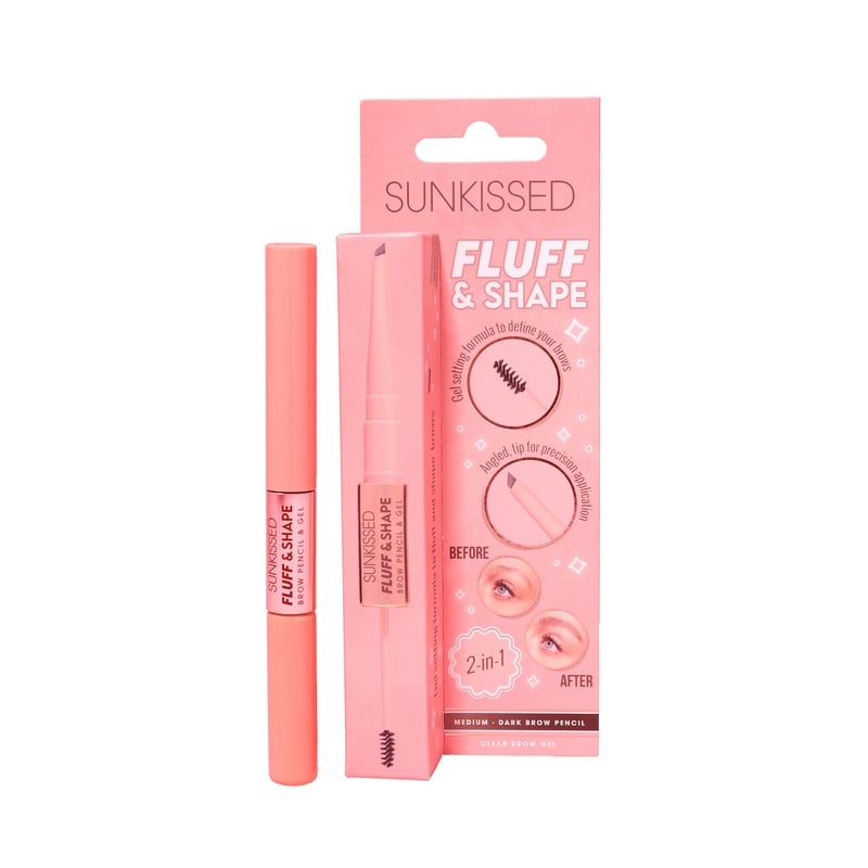 Sunkissed Fluff & Shape Brow Duo Brow Pencil 0,3 g + Clear Gel 3 ml