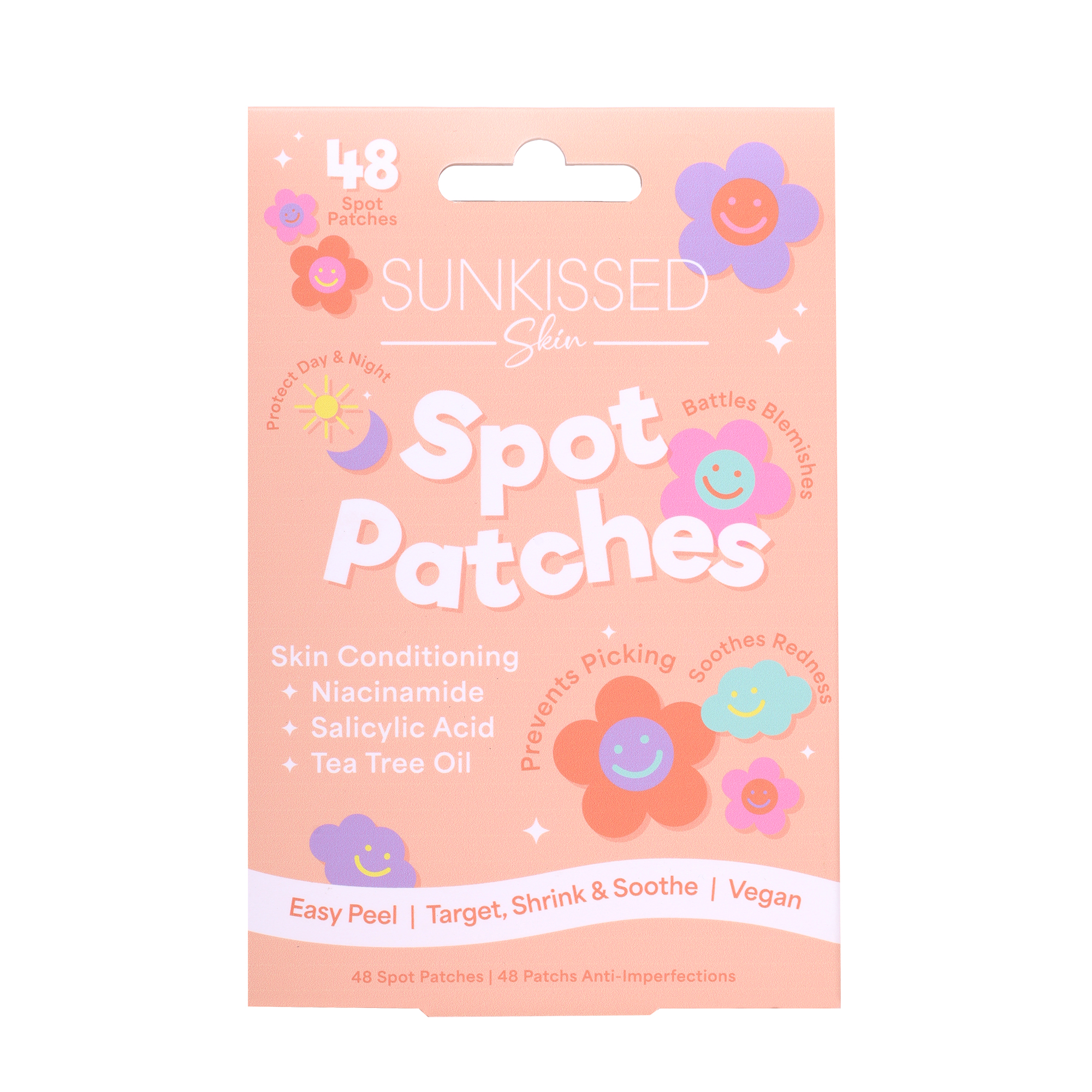 Sunkissed Cloud & Flower Spot Patches 48 st