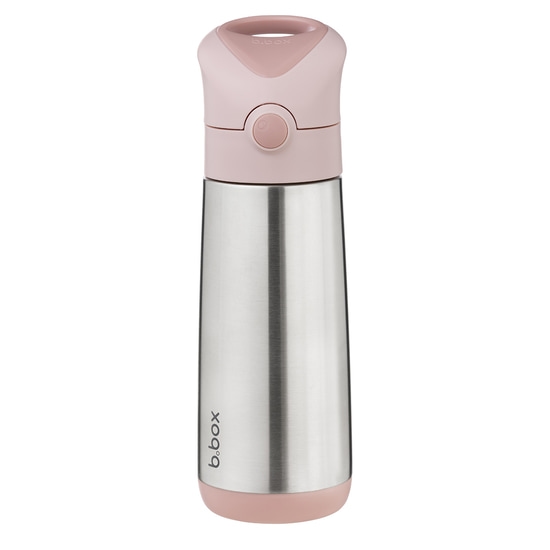 b.box Isolerad Sugrörsflaska 500 ml Rosa