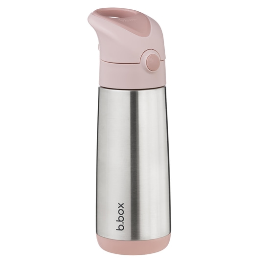 b.box Isolerad Sugrörsflaska 500 ml Rosa