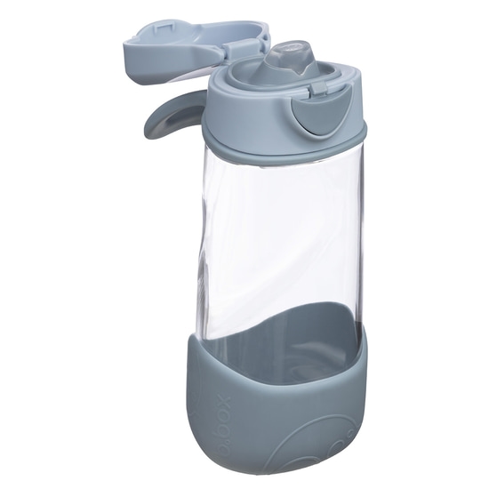 b.box Vattenflaska med pip 450 ml Blå