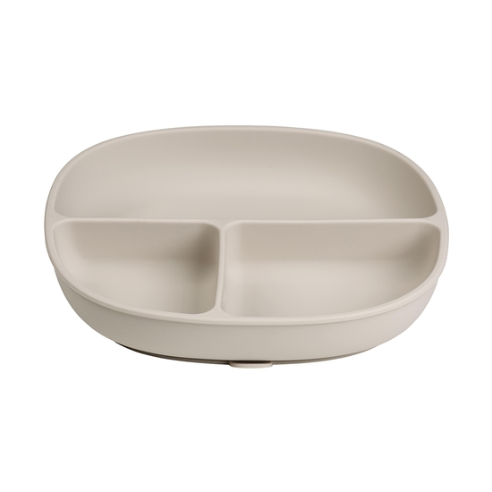 b.box Tallrik med lock Silikon Latte