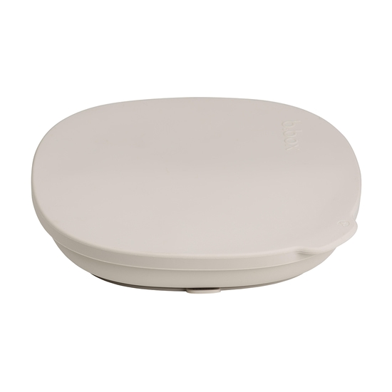 b.box Tallrik med lock Silikon Latte