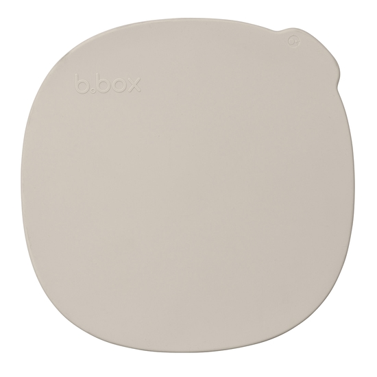 b.box Tallrik med lock Silikon Latte
