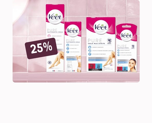 25% på Veet