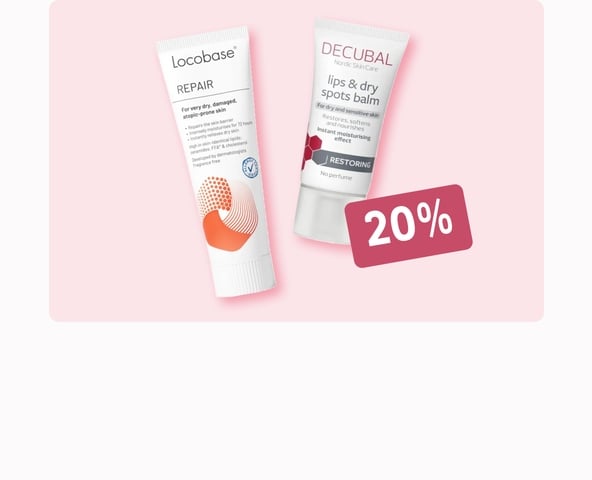 20% på Decubal & Locobase