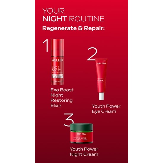 Weleda Exo Boost Youth Power Night Restoring Elixir Pomegranate 30 ml