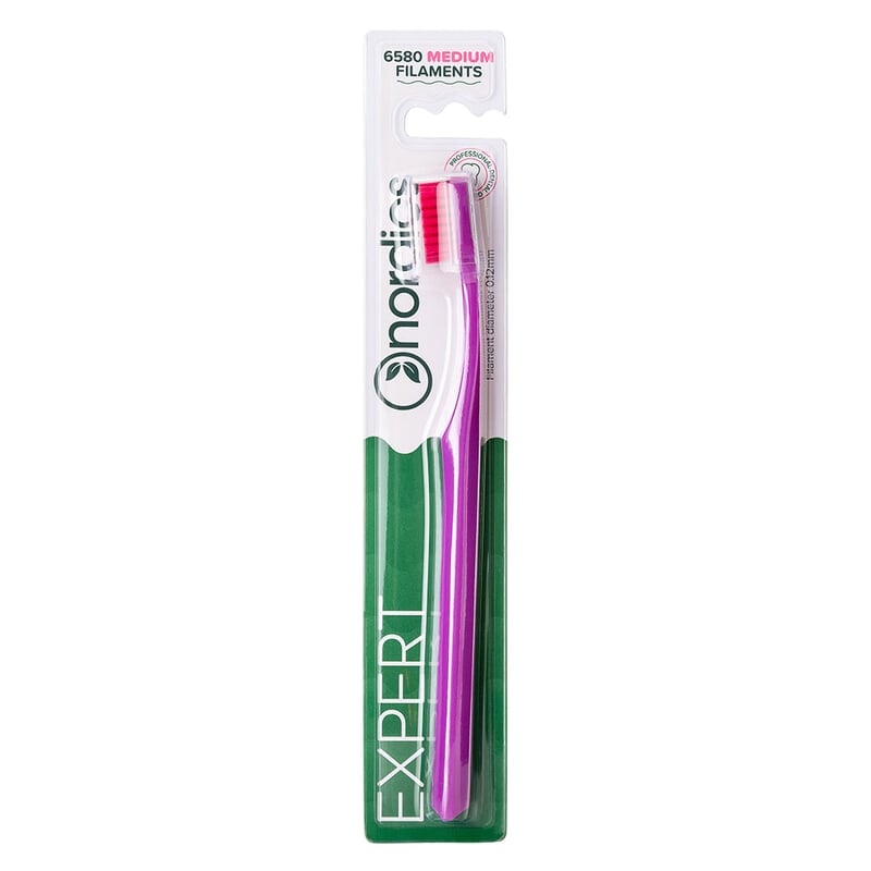 Nordics Curve Toothbrush Purple Medium