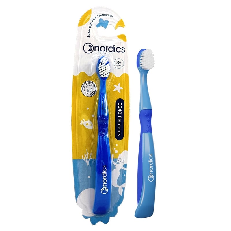 Nordics Kids Toothbrush Mermaid Blue Soft