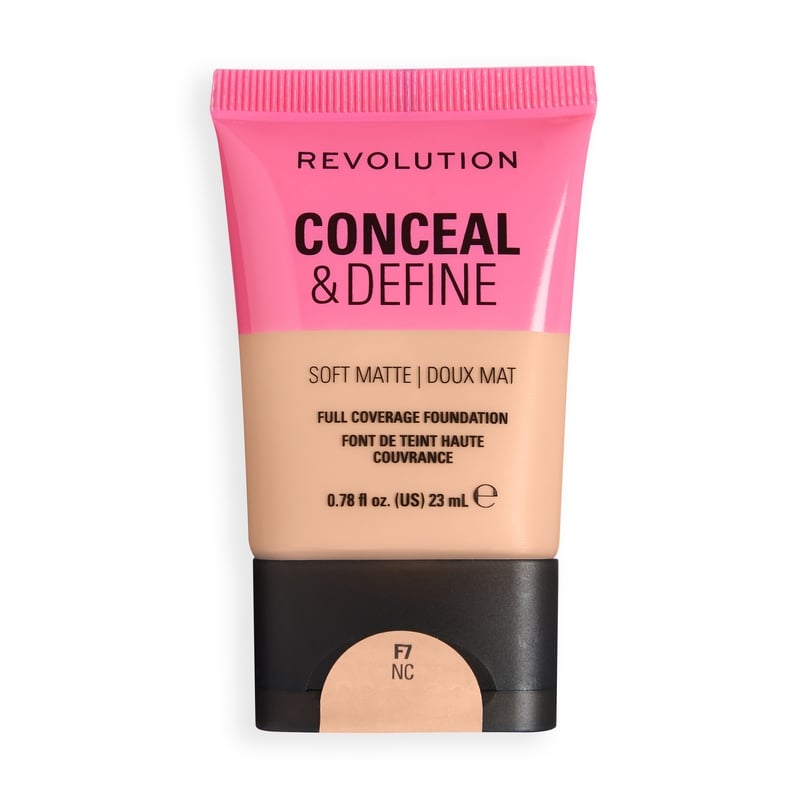 Revolution Beauty London Revolution Conceal and Define Soft Matte Tube Foundation F7NC 23 ml