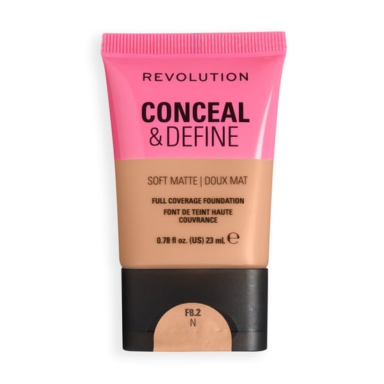 Revolution Conceal and Define Soft Matte Tube Foundation F8.2N 23 ml