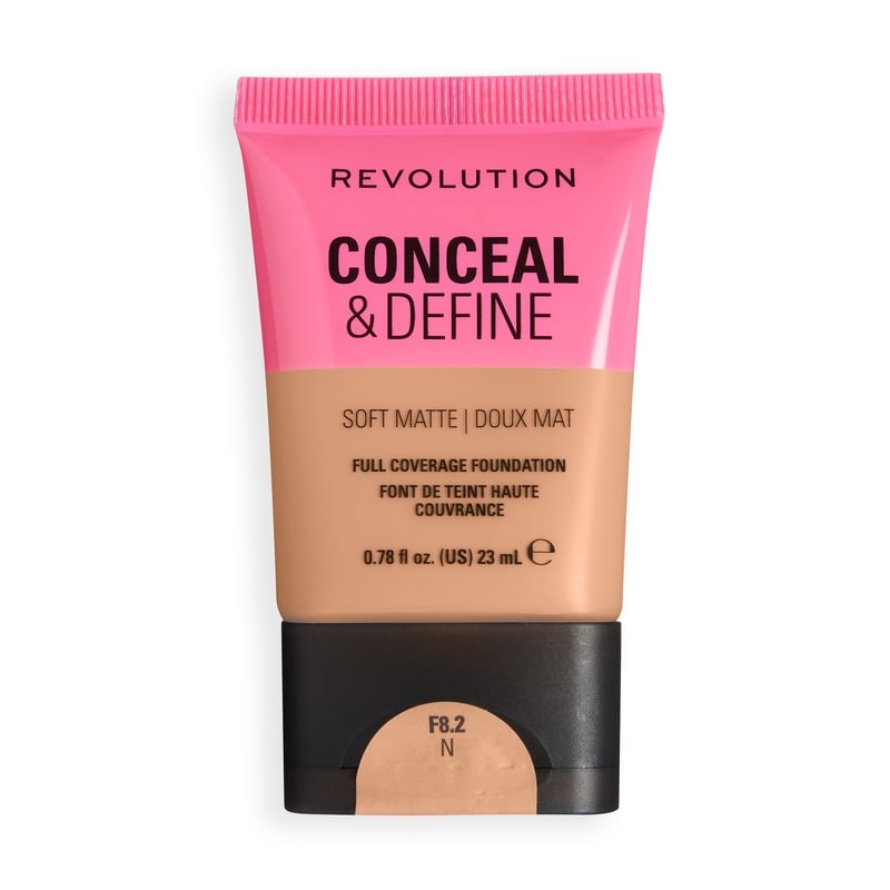 Revolution Beauty London Revolution Conceal and Define Soft Matte Tube Foundation F8.2N 23 ml